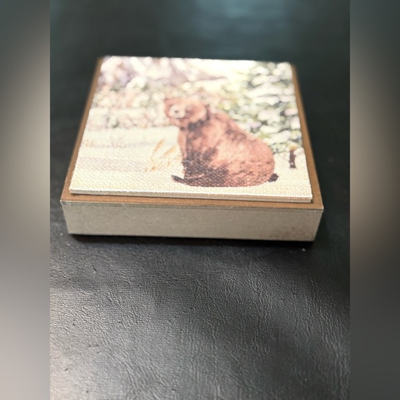 Rustic Wildlife Tapestry like Canvas Art Set - Picture 3 of 10